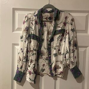 🧡 Women’s LOFT button front blouse